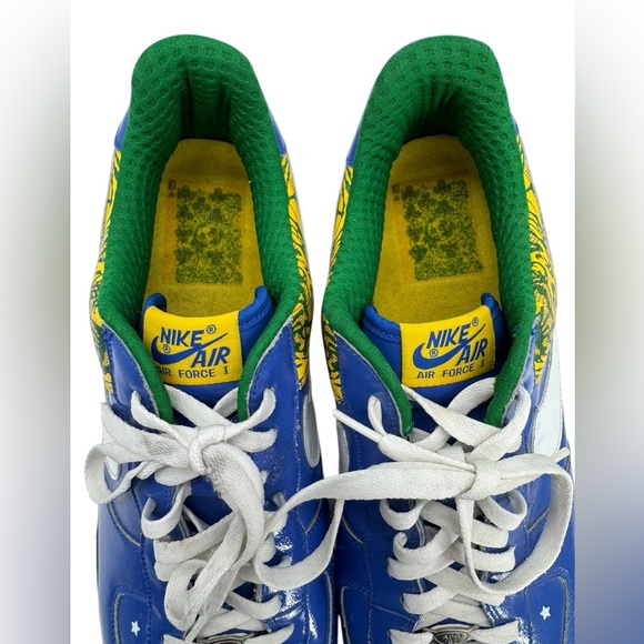 Nike AIR FORCE 1 PREMIUM COLLECTION ROYALE 'RONALDINHO' Size 18 - RARE - Picture 14 of 16